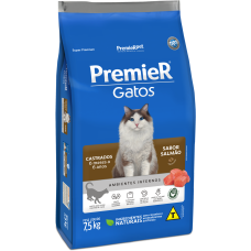 Premier Gatos Castrados de 6 meses a 6 anos Salmão 7,5kg
